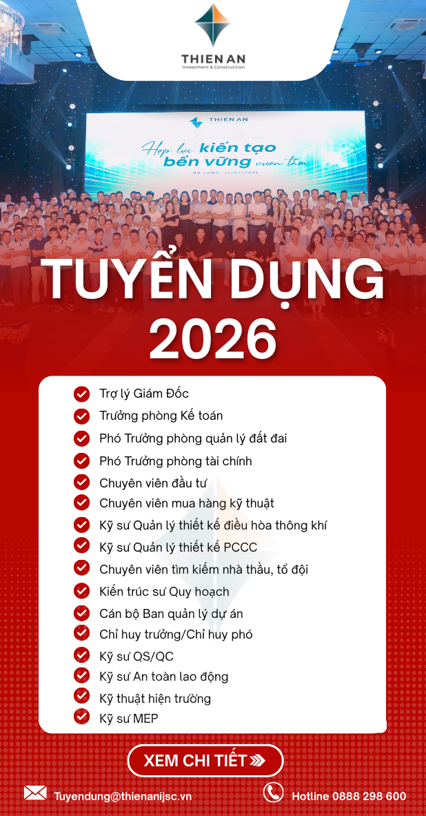 Thiên ân tuyển dụng 2025